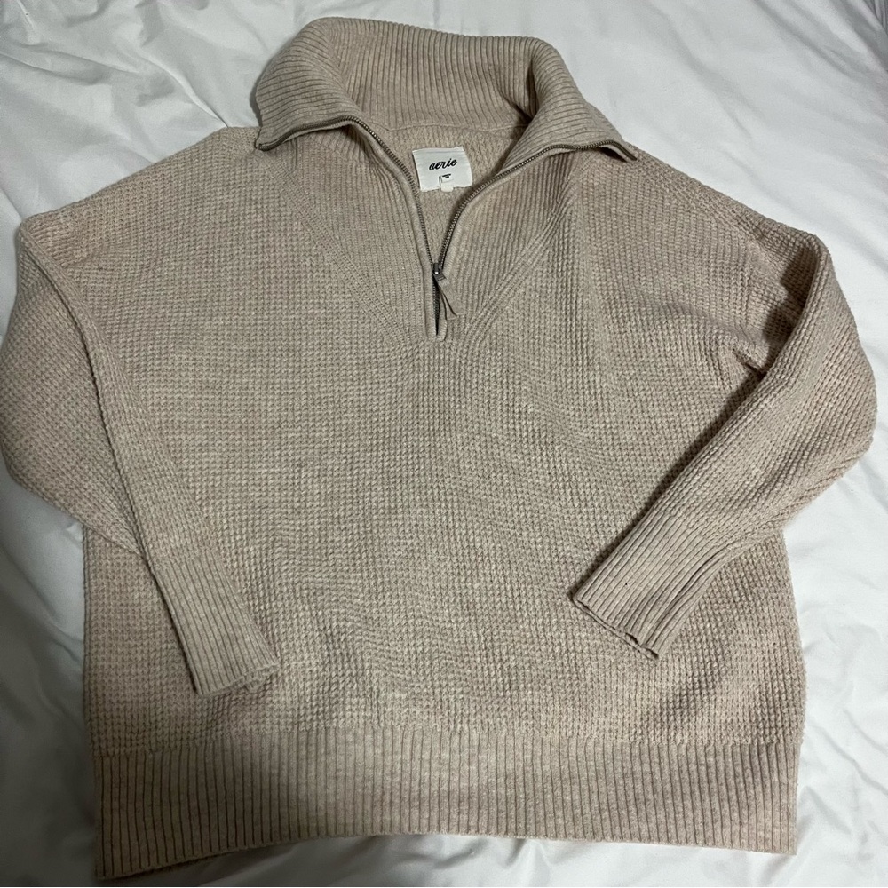Aerie 1/4 zip sweater